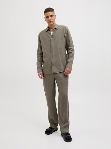 JACK & JONES Loosefit Chinobyxa 'JPSTKarl JJLawrence' i grön