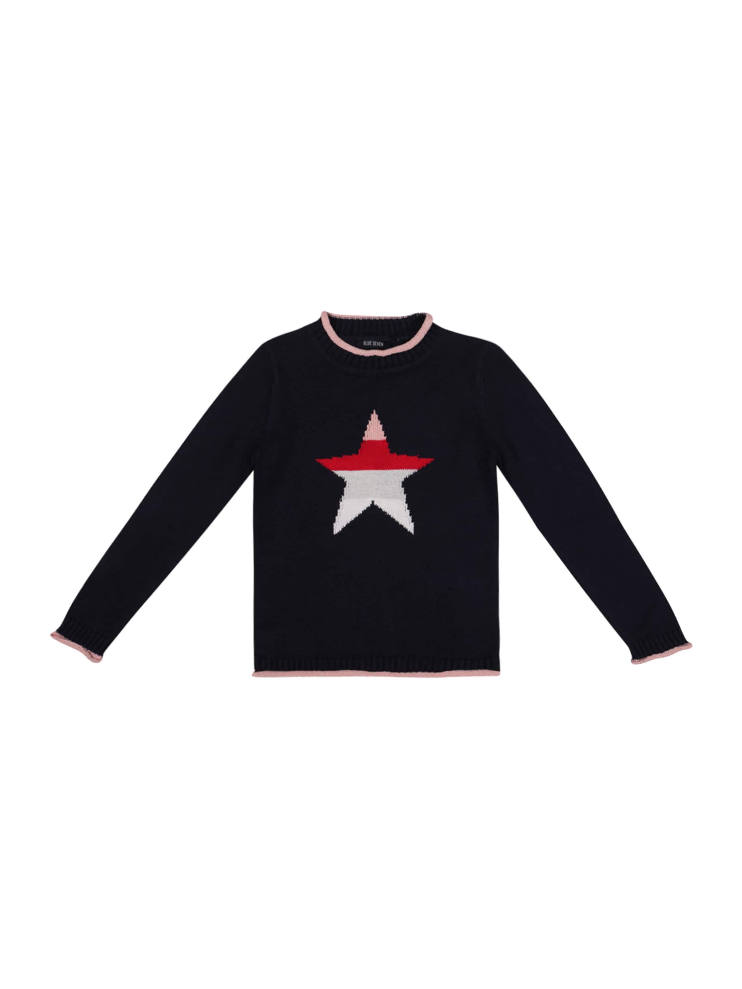 BLUE SEVEN Neulepaita värissä sininen: etupuoli