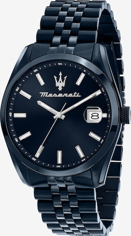 Maserati Analog Watch in Blue: front