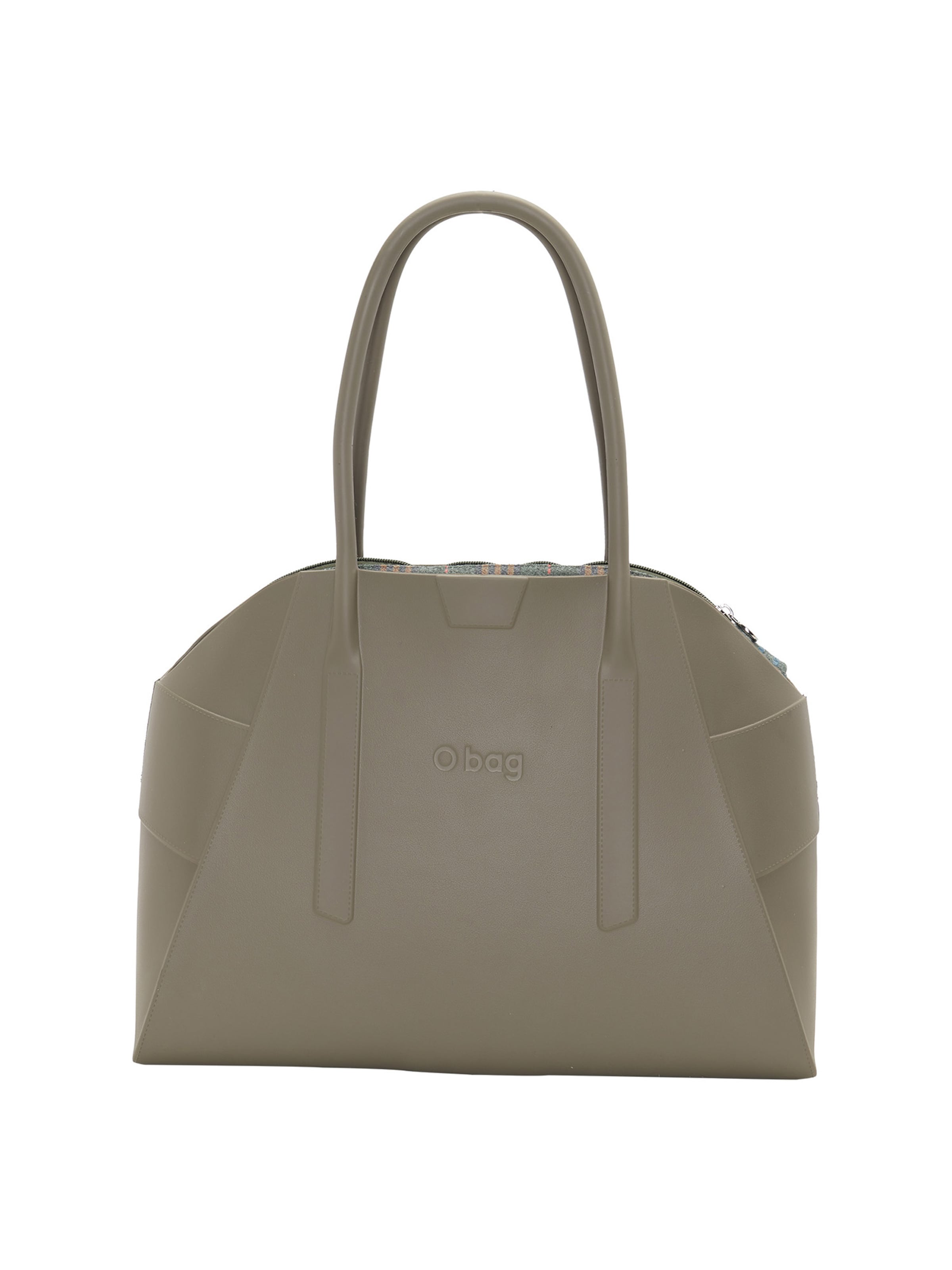 O bag Shopper in Grey: front