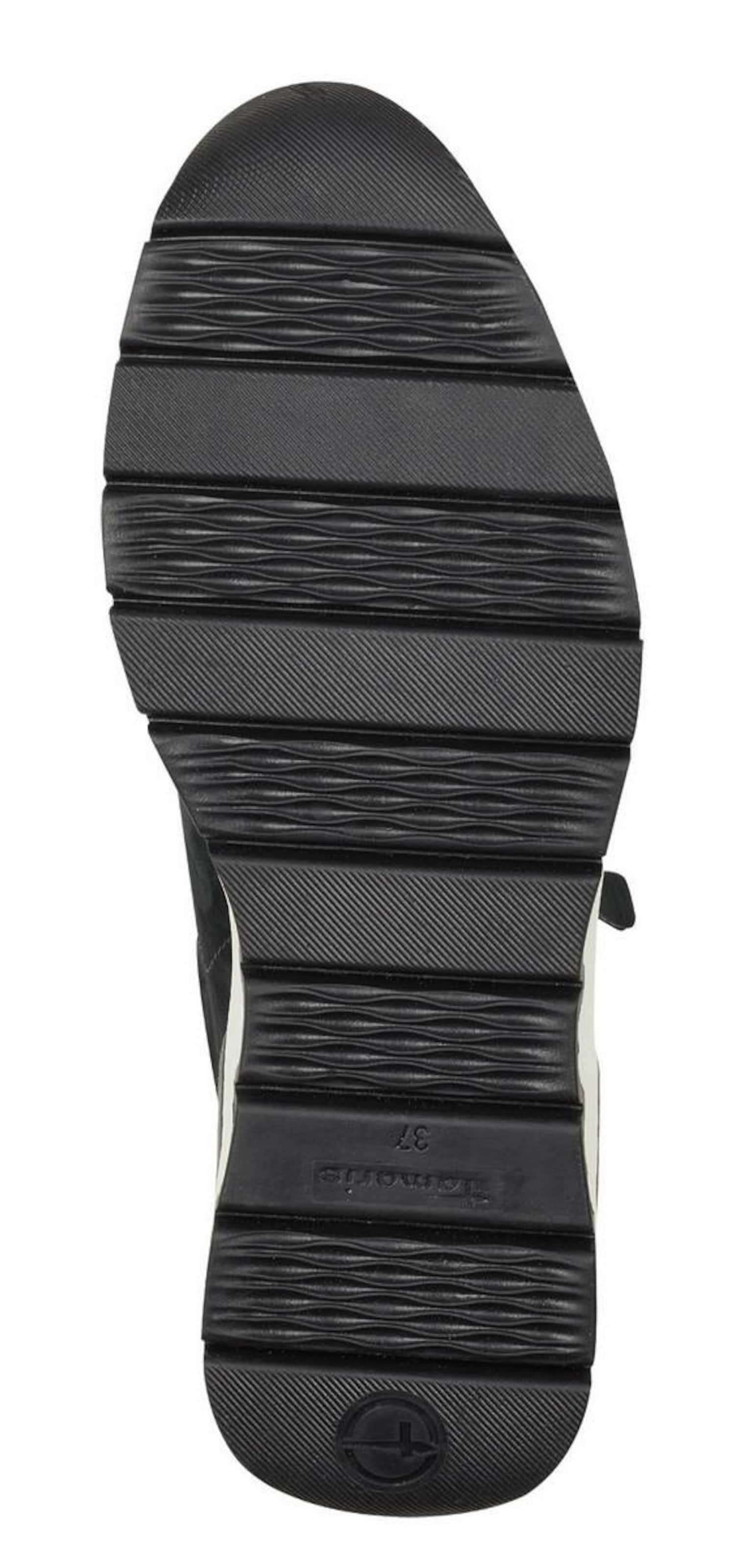 Tamaris Athletic lace-up shoe in Black