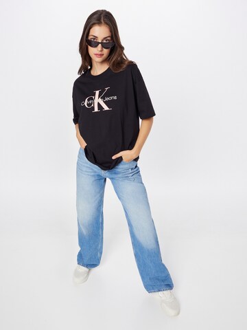 T-shirt oversize Calvin Klein Jeans en noir