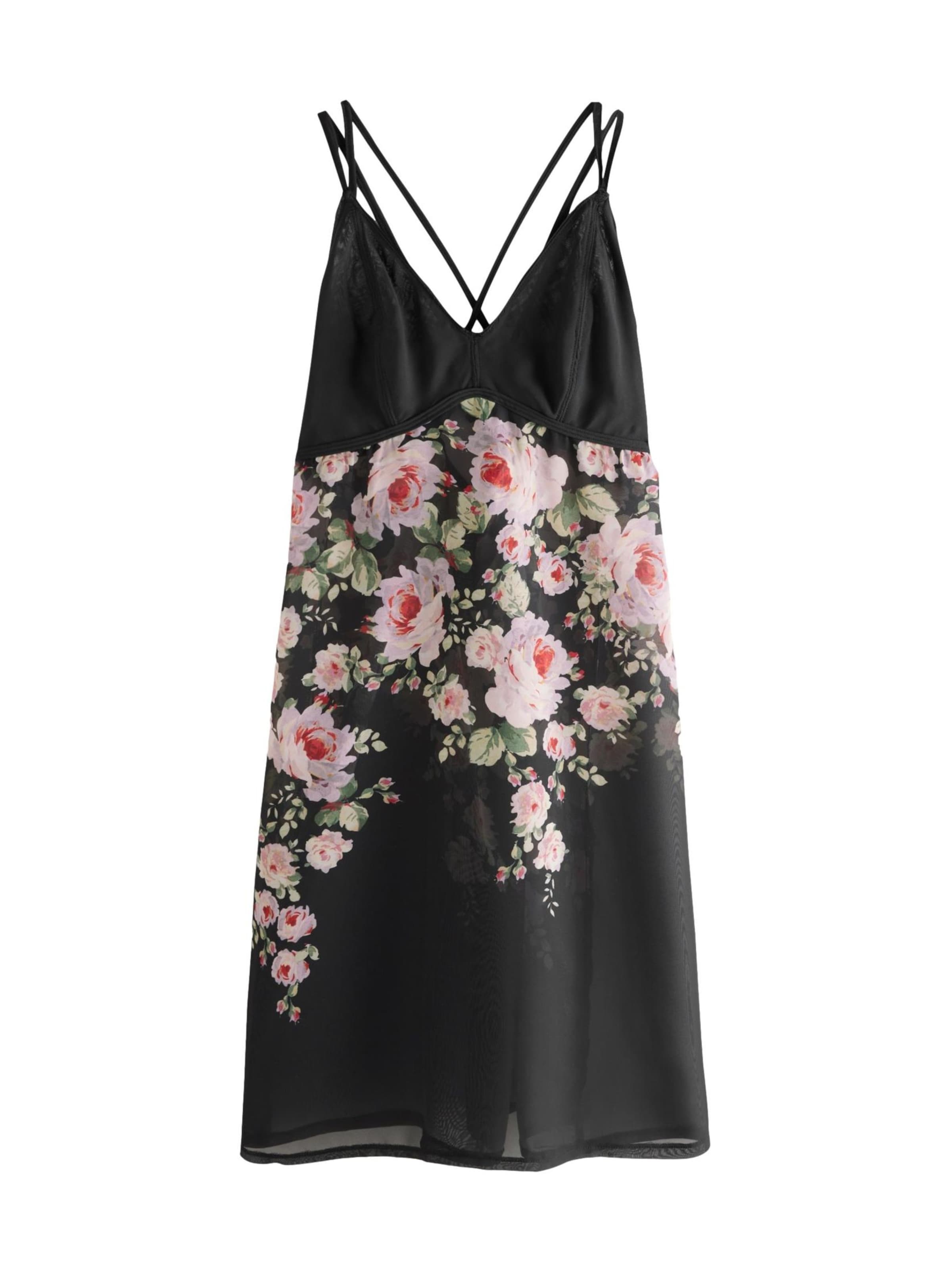 Camicia da notte di Next in nero: frontale