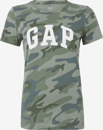 GAP Μπλουζάκι 'CLASSIC' σε πράσινο: μπροστά