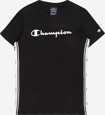 Champion Authentic Athletic Apparel T-Shirt in Schwarz: predná strana