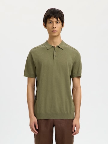 SELECTED Pullover 'SLHBERG' i grøn: forside