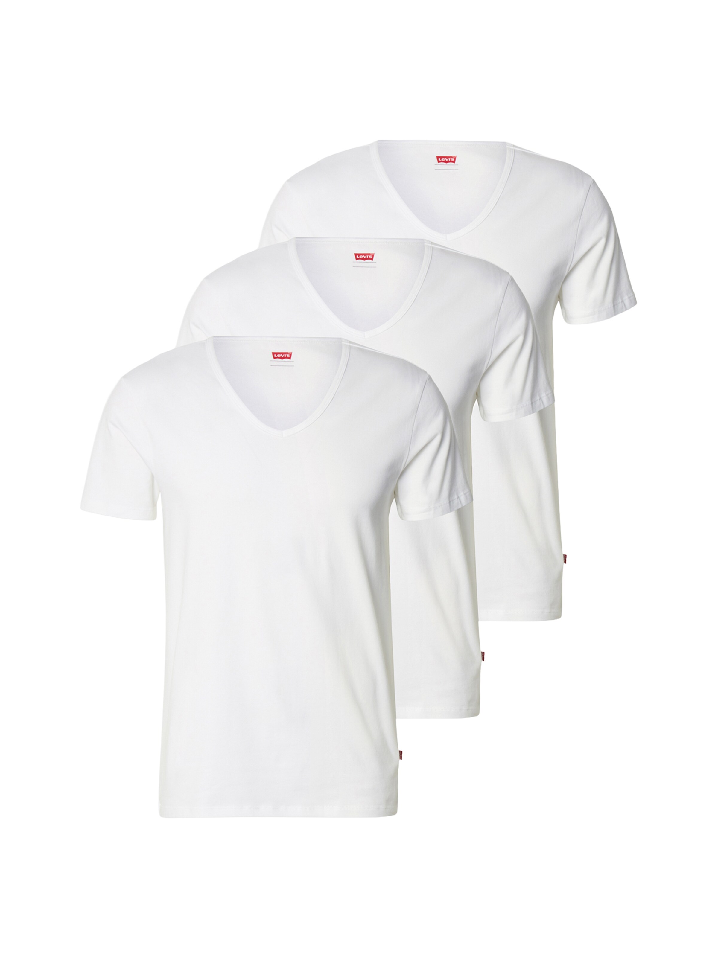 Tricou de la LEVI'S ® pe alb: față