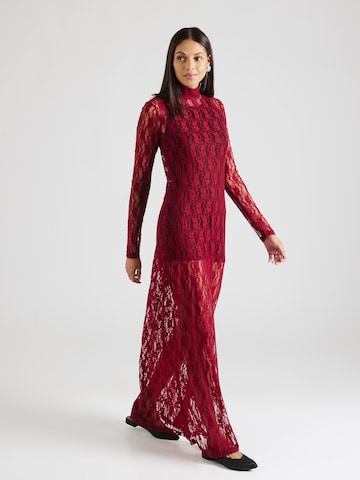 Résumé - Vestido 'Solgana' en rojo: frente