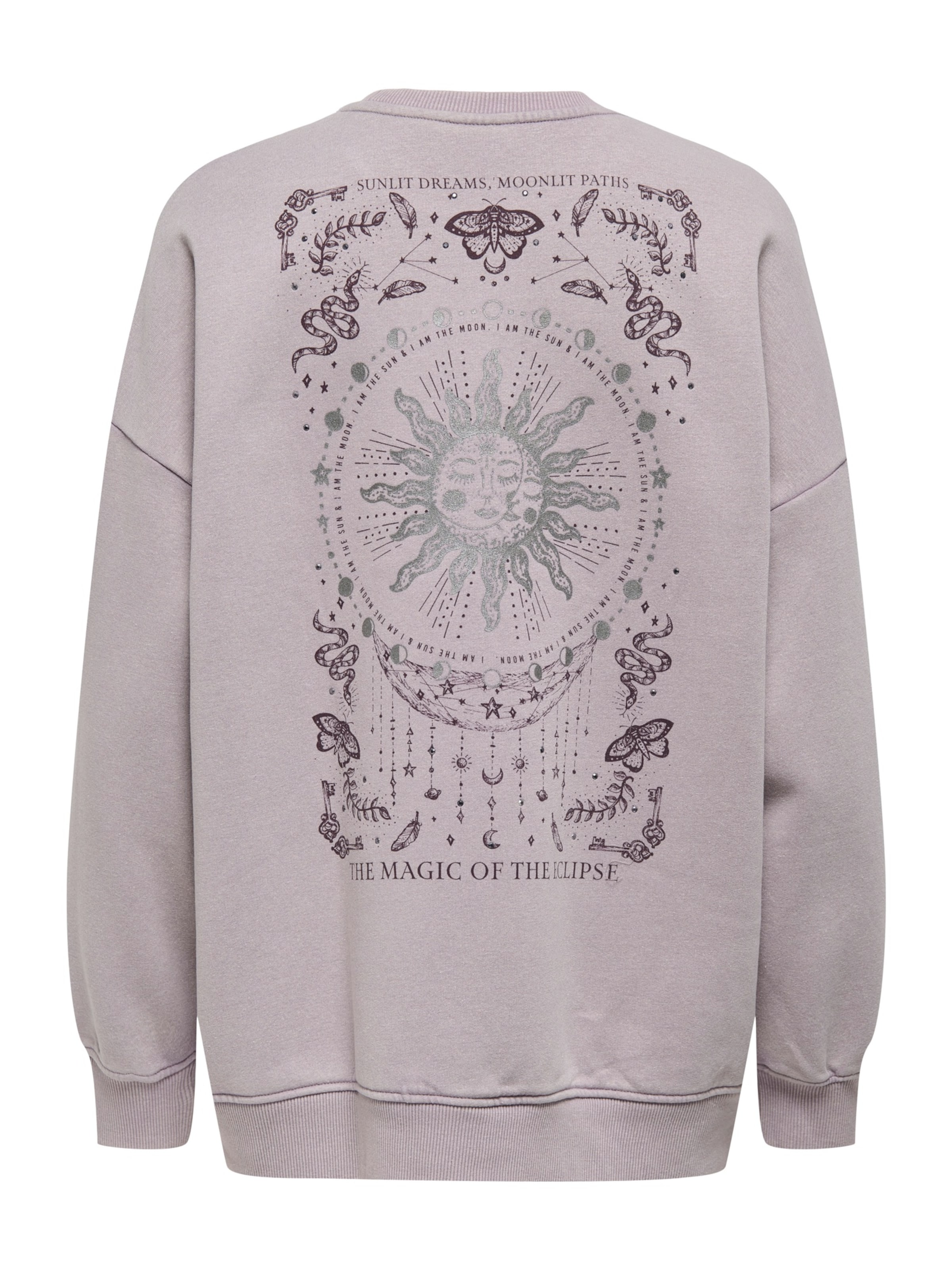 ONLY Μπλούζα φούτερ 'ONLLUCINDA' σε λιλά