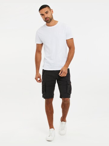 Threadbare Regular Shorts 'Lugo' in Schwarz