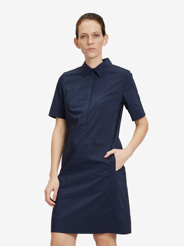 Betty & Co Shirt Dress in Blue: front