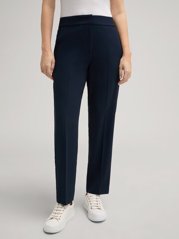JOOP! Regular Trousers with creases 'Pauleen' in Blue: front