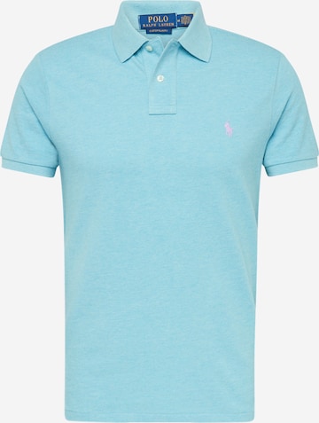 T-Shirt Polo Ralph Lauren en bleu : devant