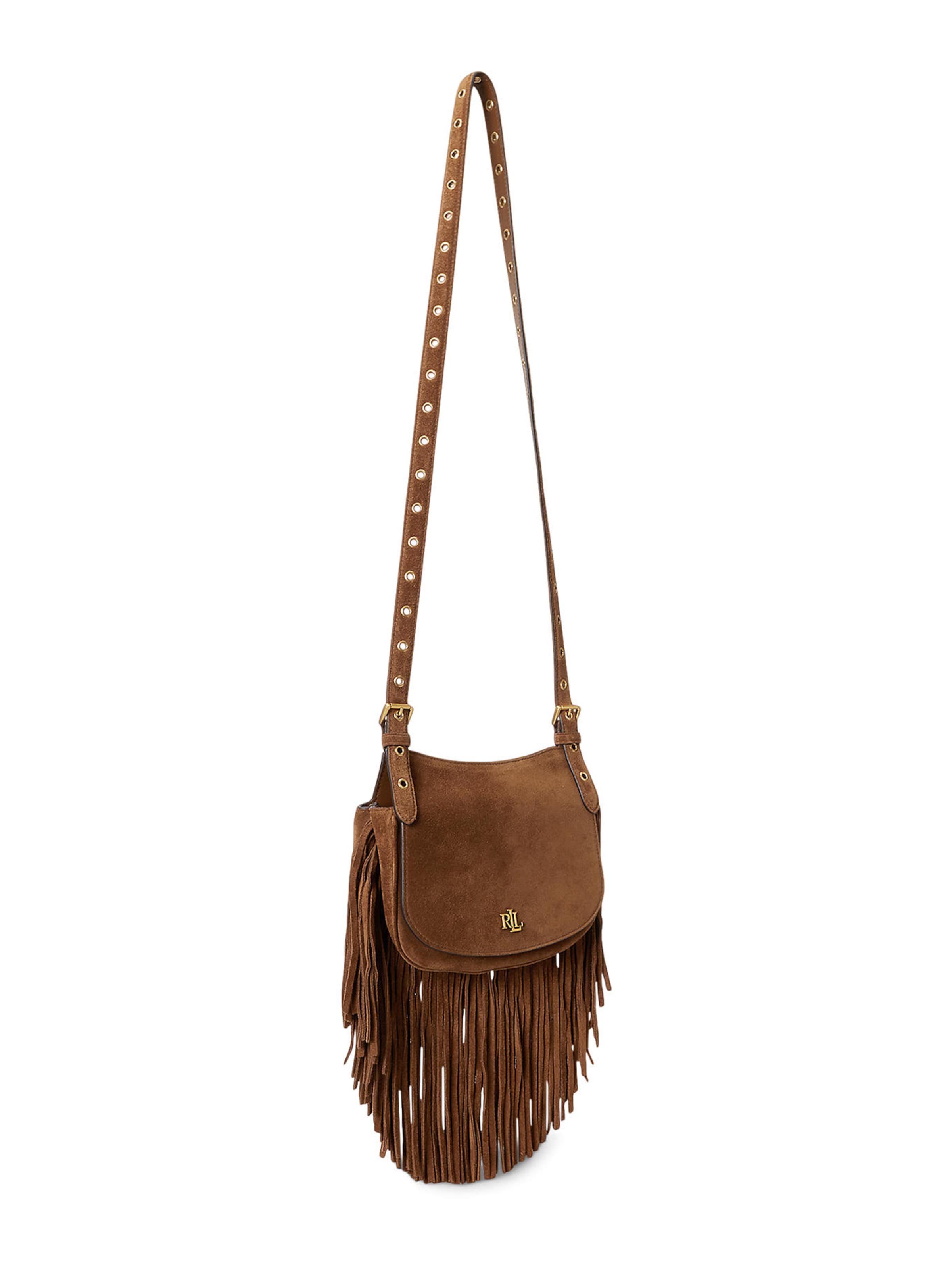 Borsa a tracolla 'MARCY' di Lauren Ralph Lauren in marrone