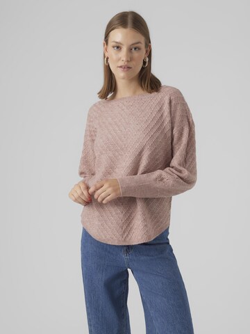 Pull-over VERO MODA en rose : devant