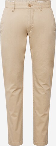 Coupe slim Pantalon chino s.Oliver en beige : devant