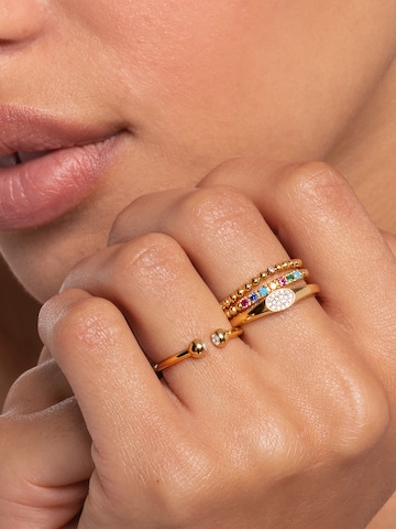 Thomas Sabo Ring in Gold: predná strana