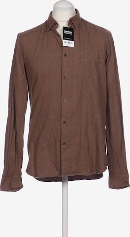 SCOTCH & SODA Button Up Shirt in L in Brown: front