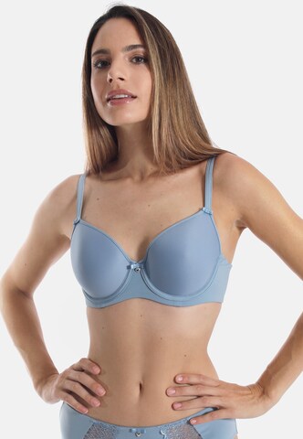 sassa T-shirt Bra 'LOVELY SECRET' in Blue