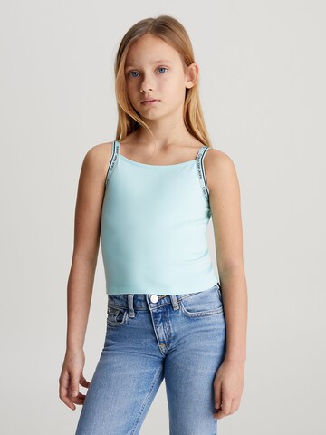 Calvin Klein Jeans Top in Blauw: voorkant