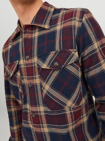 JACK & JONES Regular fit Button Up Shirt 'Eddie' in Mixed colors