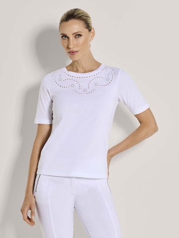 T-shirt MADELEINE en blanc : devant