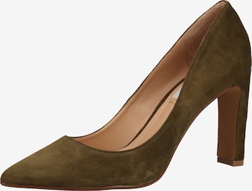 Steven New York Pumps in Groen: voorkant