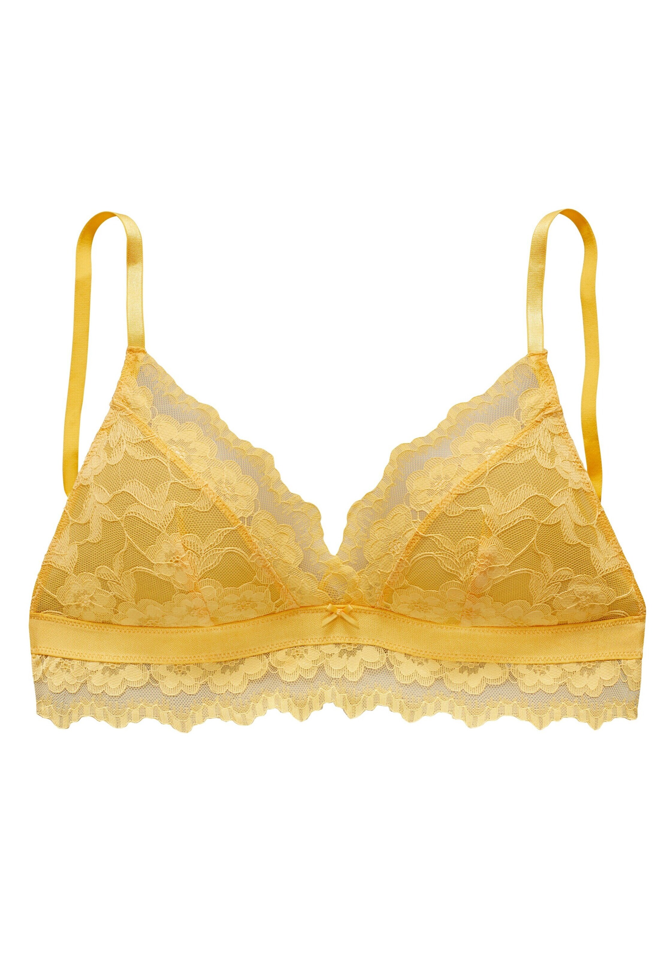 Soutien-gorge LASCANA en jaune : devant