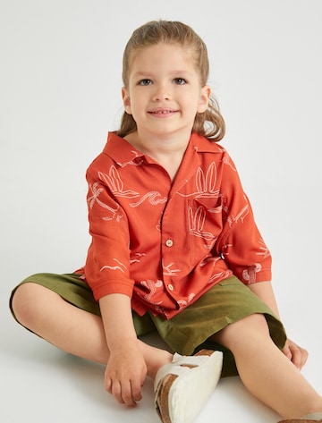 Koton Comfort fit Button Up Shirt in Orange