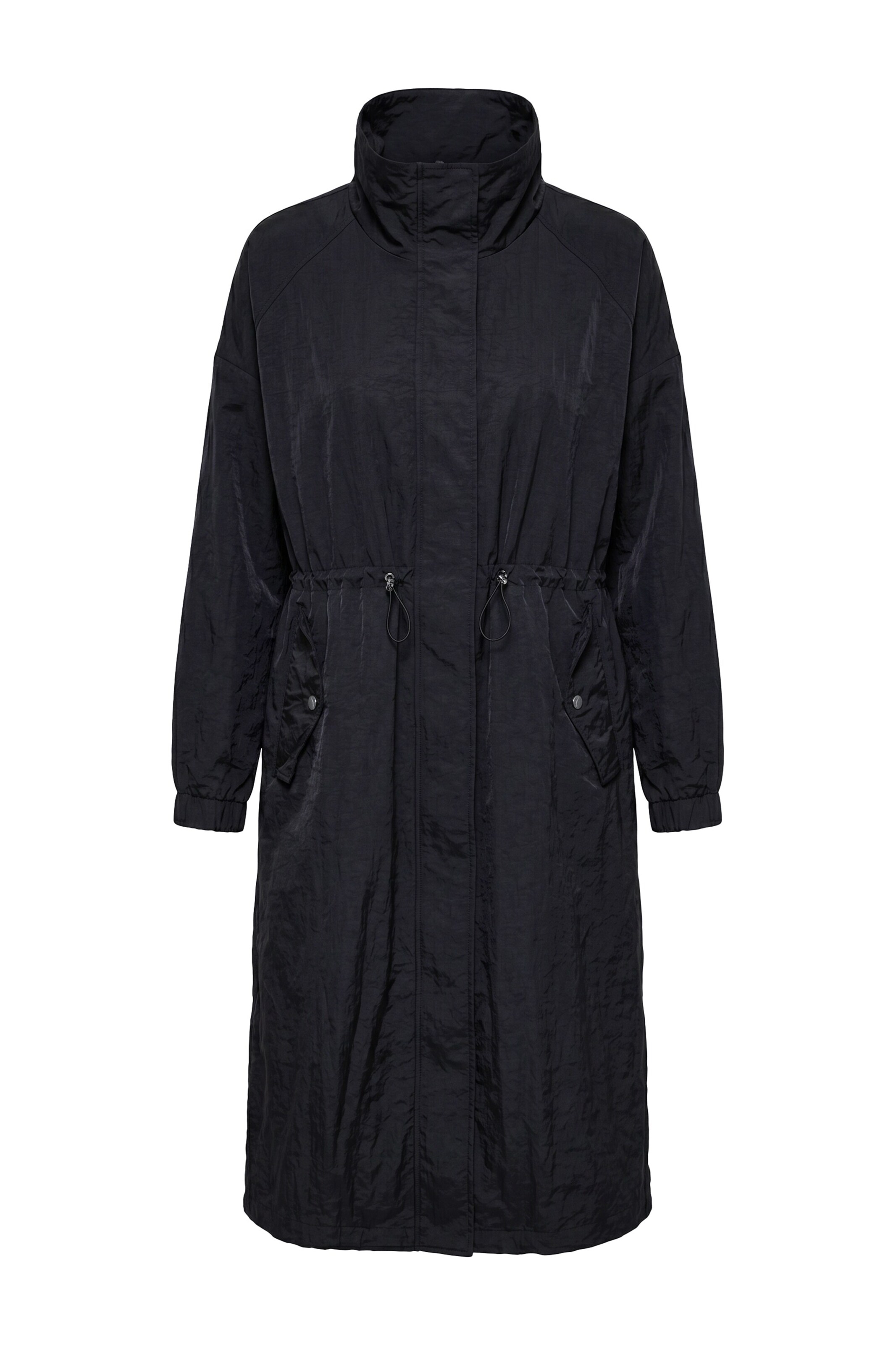 Studio Untold Between-seasons coat in M-L in Black, Item view