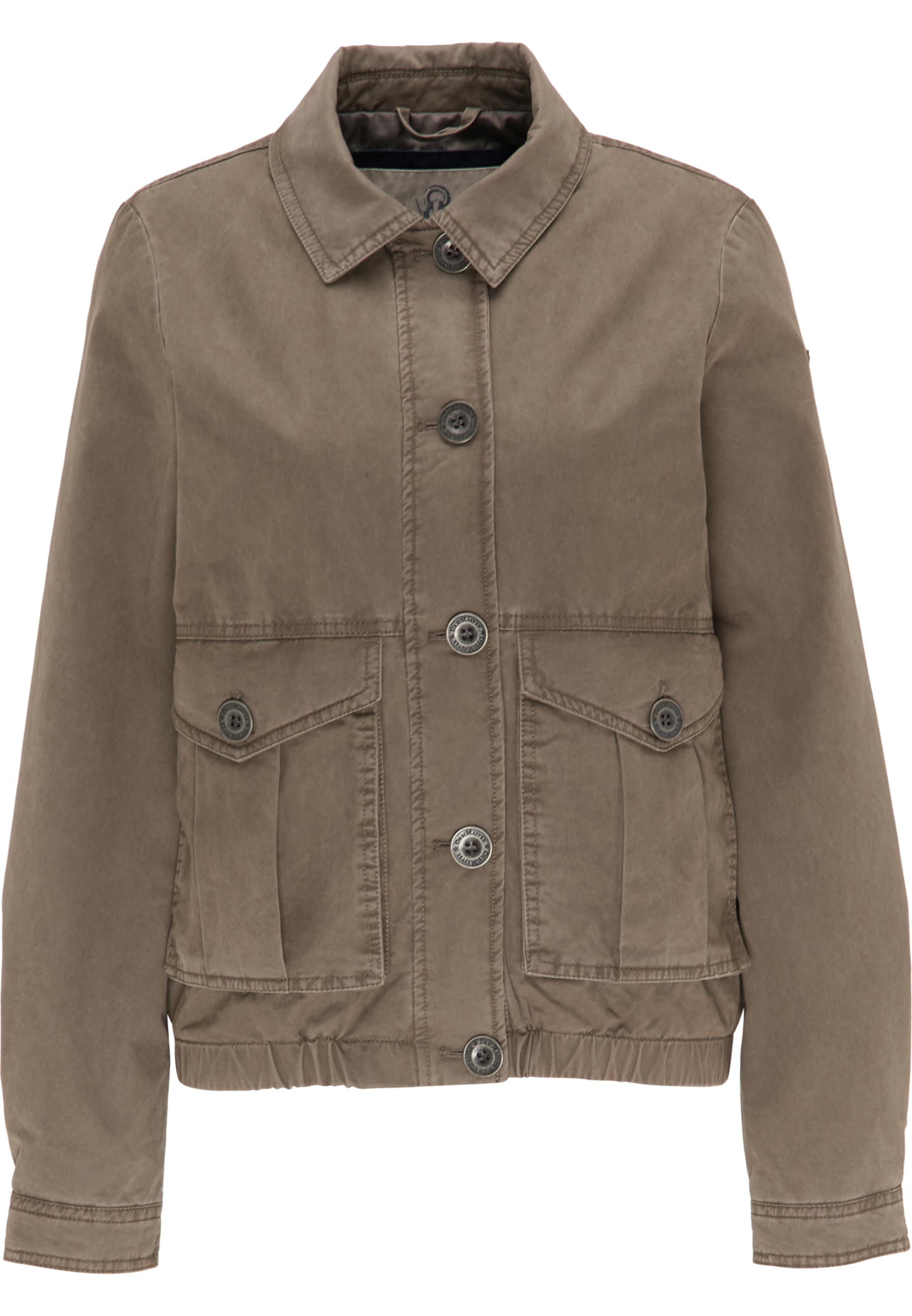 DreiMaster Vintage Jacke in Braun: Vorderseite