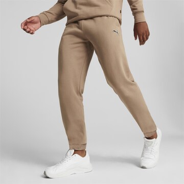 PUMA Tapered Sporthose in Beige: Vorderseite