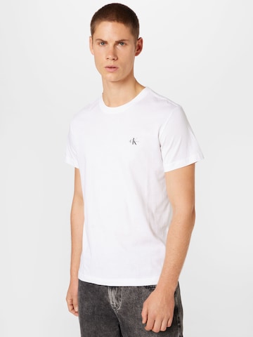 Calvin Klein Jeans T-Shirt in Braun: predná strana