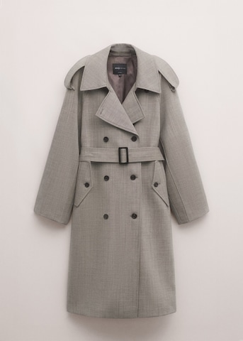 MANGO Between-Seasons Coat in Grey