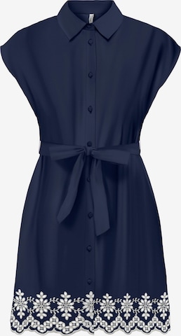 Robe-chemise 'ONLLou' ONLY en bleu : devant