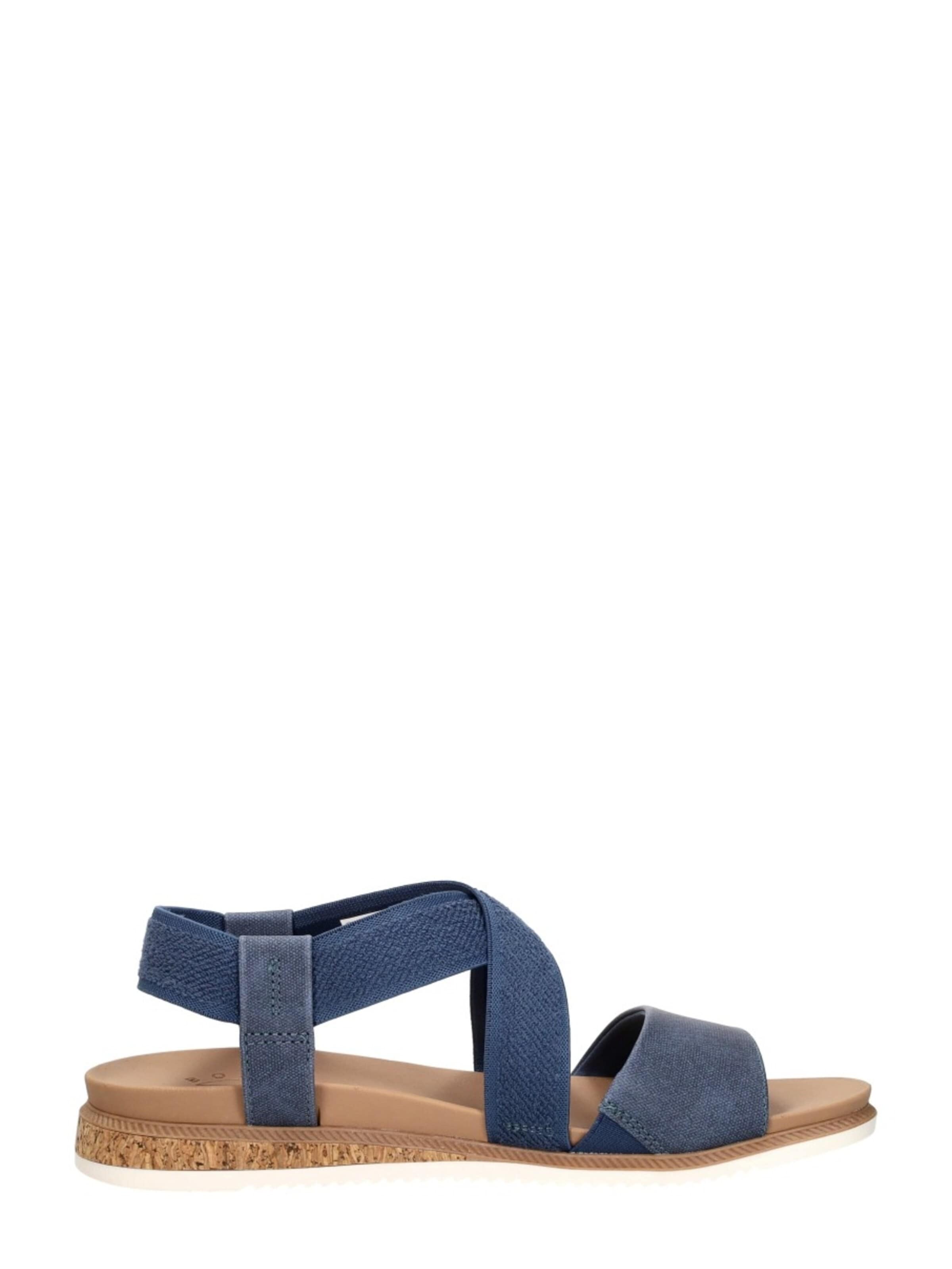 SKECHERS Sandaal 'Bobs Desert Kiss Low' in Blauw