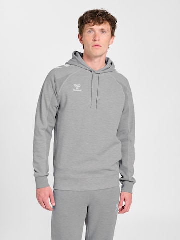 Hummel Sportsweatshirt in Grijs: voorkant
