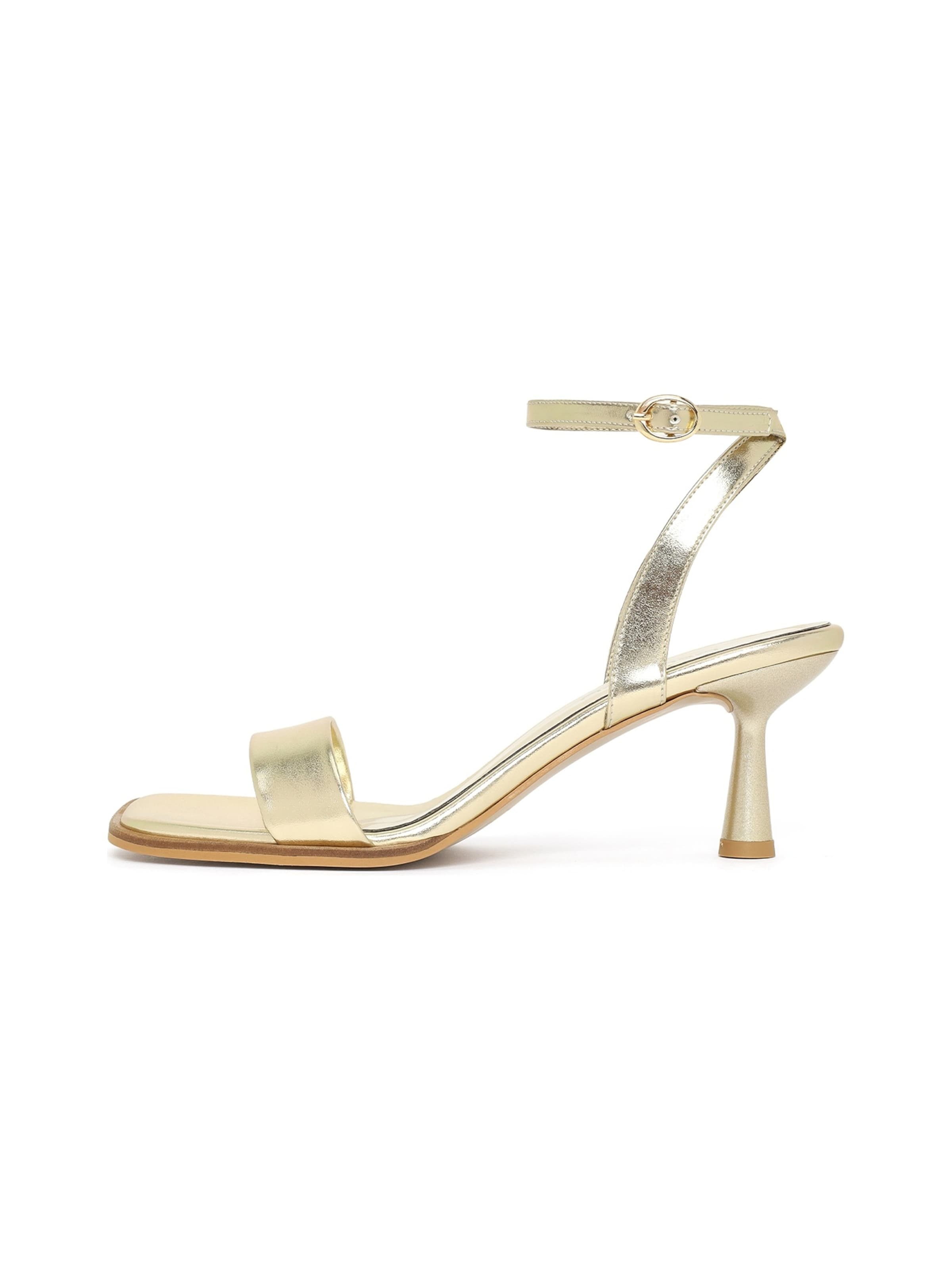 Sandales à lanières Derimod en or : devant