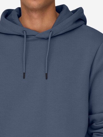 Only & Sons Sweatshirt 'Ceres' in Blue