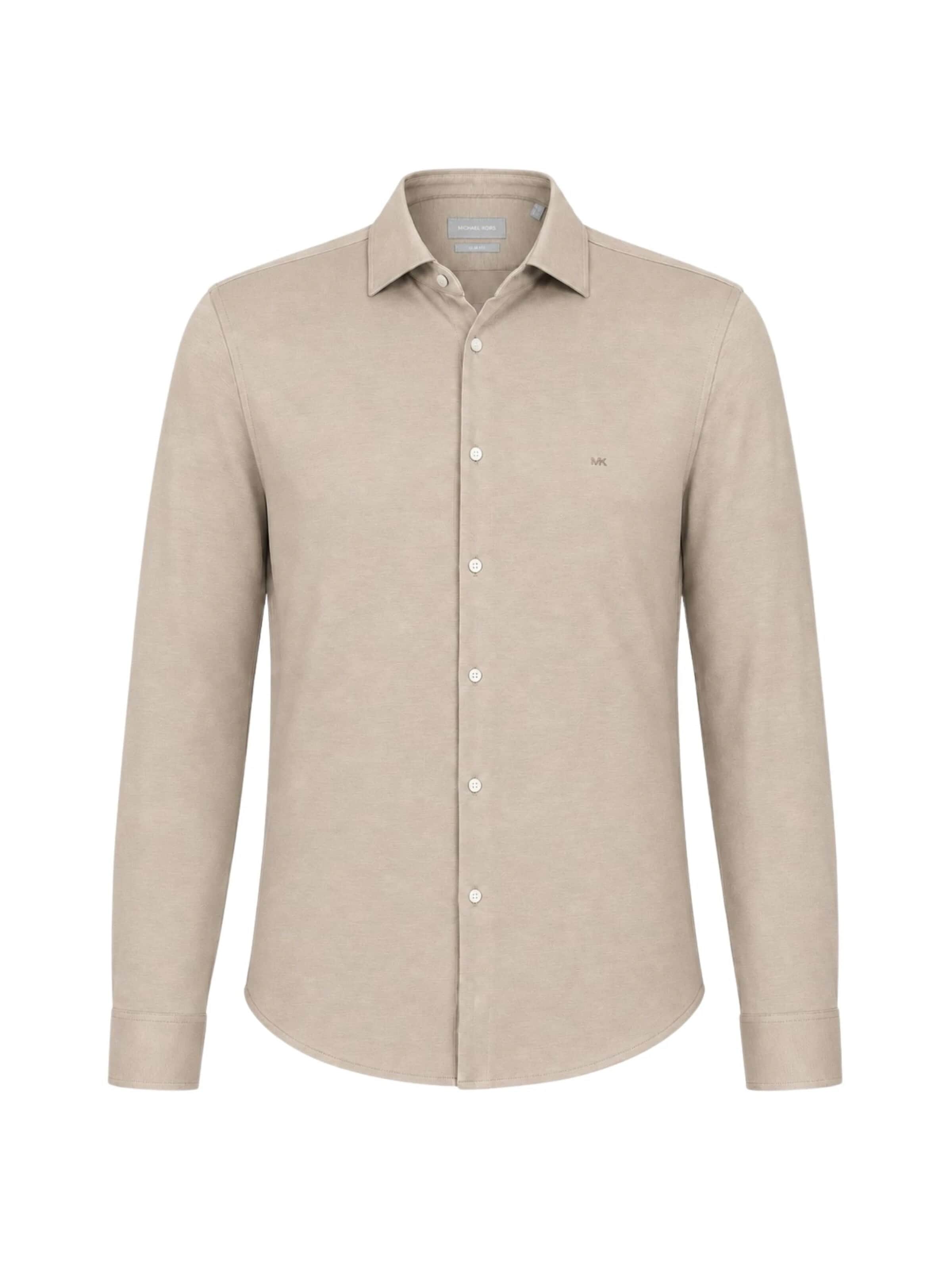 Michael Kors - Ajuste regular Camisa en beige: frente