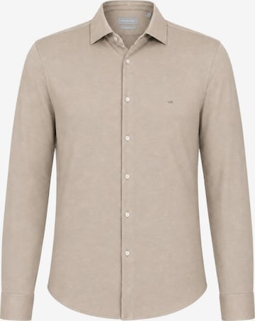 Michael Kors - Ajuste regular Camisa en beige: frente