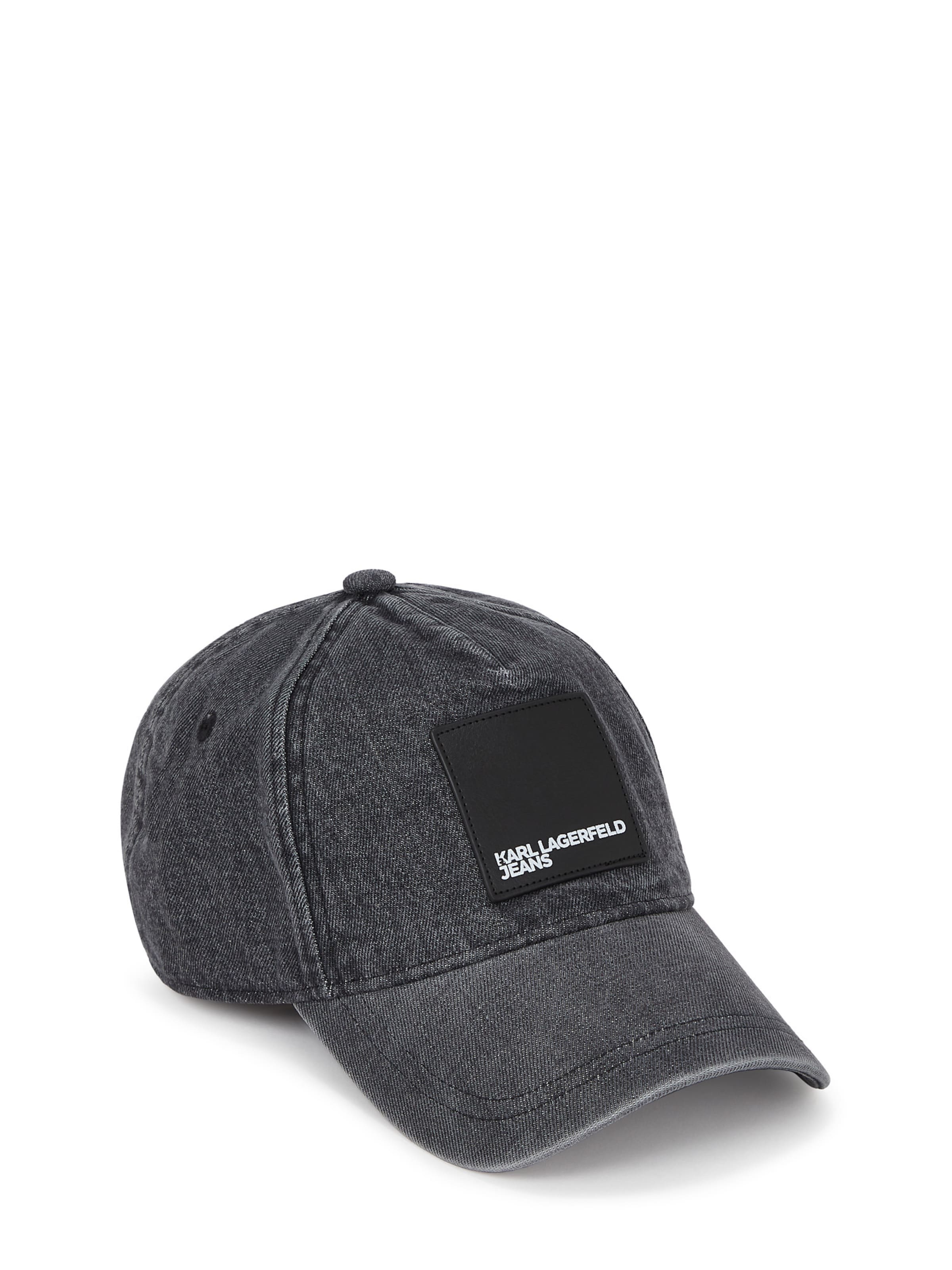 KARL LAGERFELD JEANS Kšiltovka – šedá: přední strana