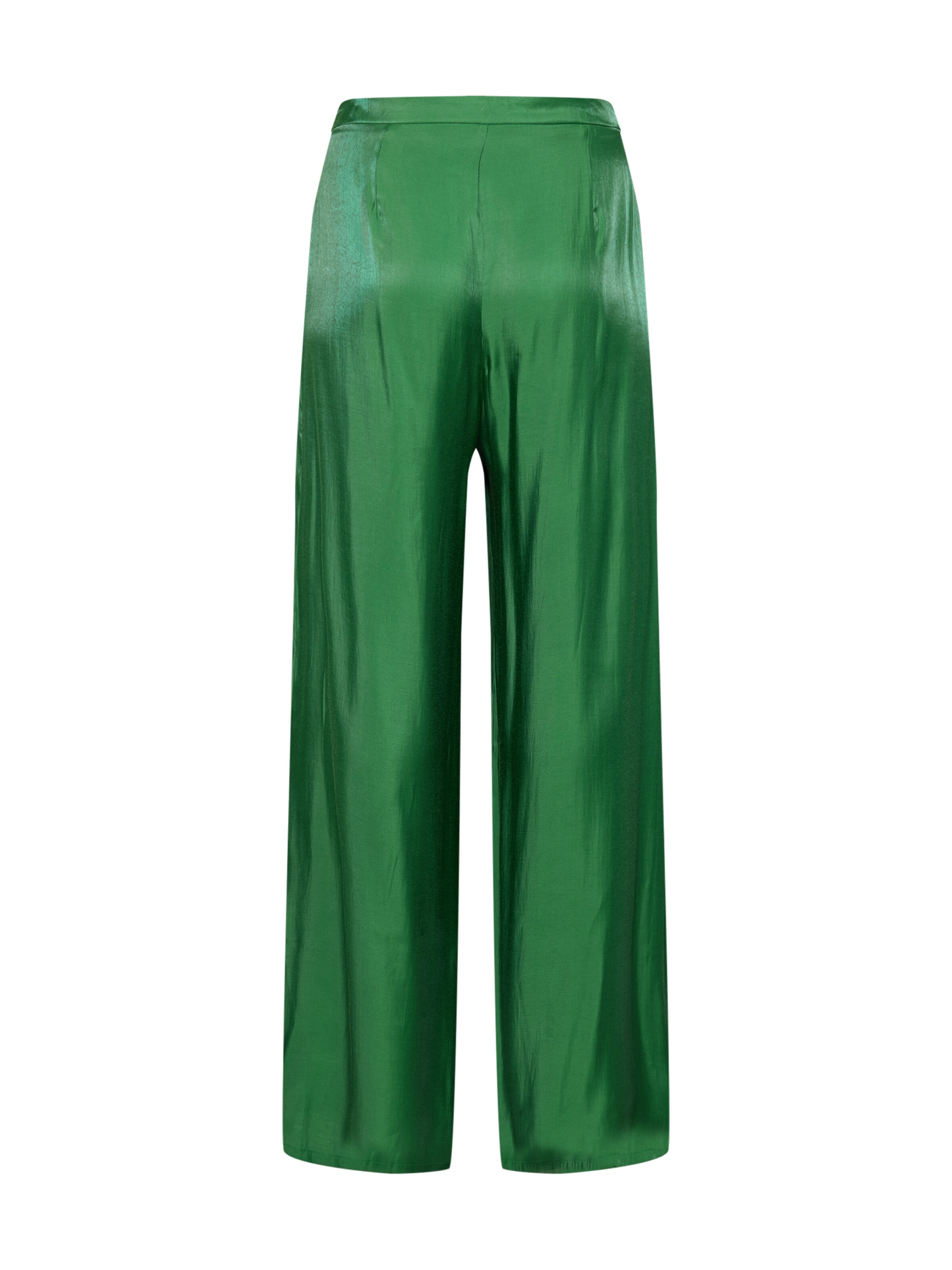 Nasty Gal Plus Wide leg Trousers in Green