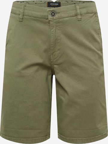 Pantalon chino 'Fred' JACK & JONES en vert : devant