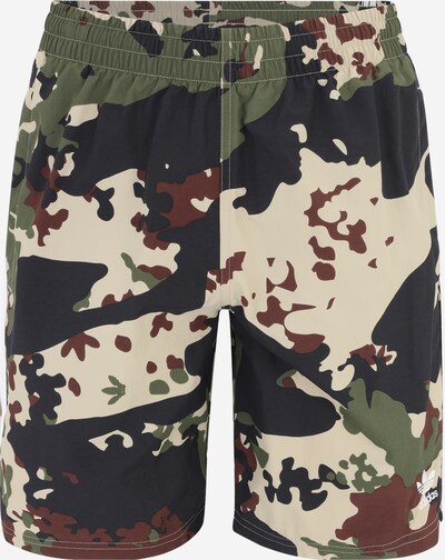 ADIDAS ORIGINALS Kratke kopalne hlače | rjava / kaki / svetlo zelena / črna barva, Prikaz izdelka