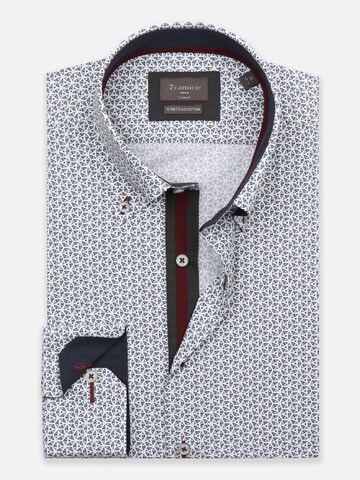 Slim fit Camicia business di 7Camicie in bianco
