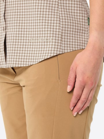 VAUDE Multifunctionele blouse 'Seiland III' in Beige