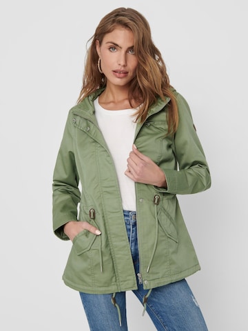 Parka di mezza stagione 'LORCA' di ONLY in verde: frontale