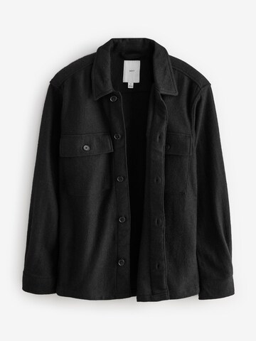 Next Regular fit Button Up Shirt in Black