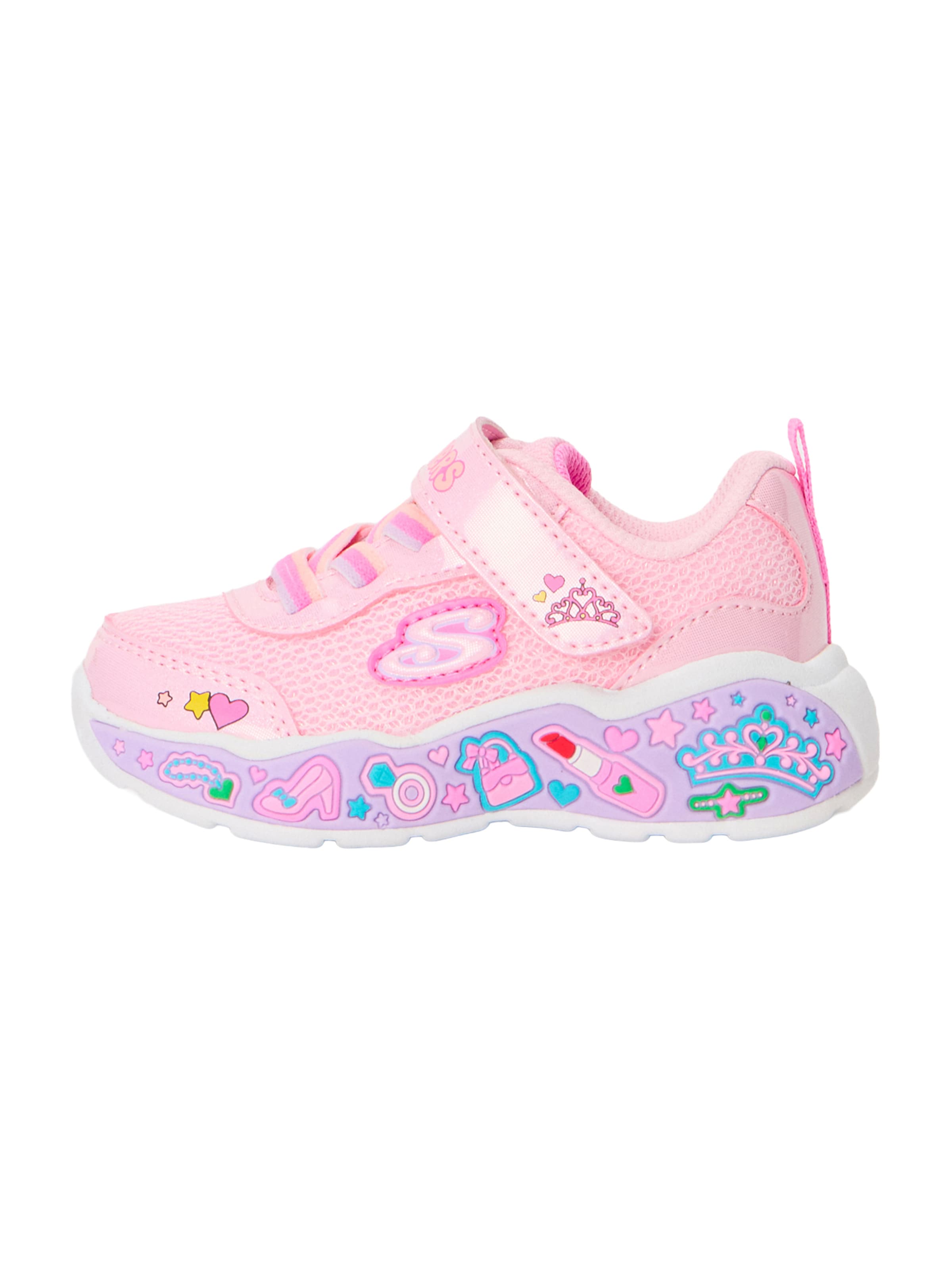 SKECHERS Trainers 'Play Scene - Fun Squad' in Pink: front